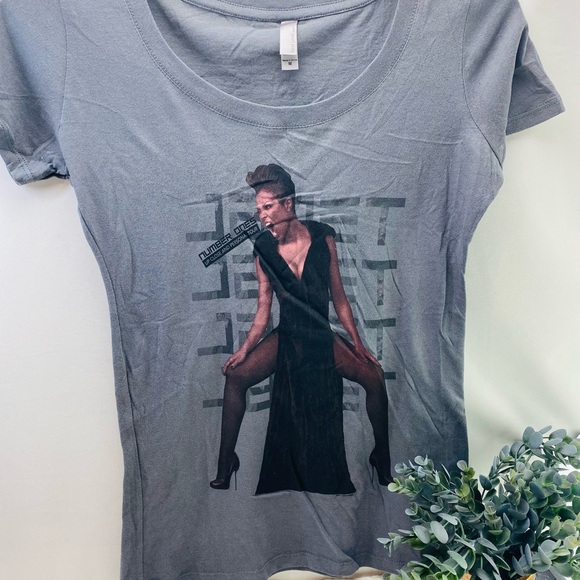 Authentic Janet Jackson up close and personal Gray t shirt concert 2011 - Picture 3 of 14